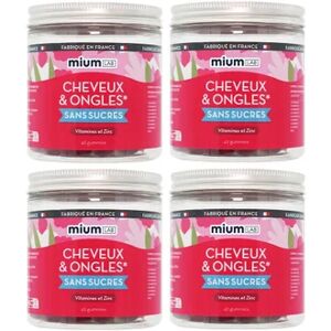 Mium Lab Coffret Cheveux & Ongles Gummies 4x42uts