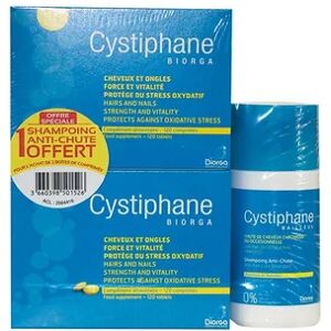 Cystiphane Biorga Shampooing Anti-Chute 2x200ml