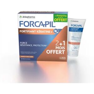 Arkopharma Forcapil Pack Fortifiant Keratine+ 180caps + Shampoo 30ml