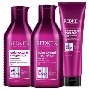 Routine cheveux colorés Color Extend Magnetics Redken - Publicité
