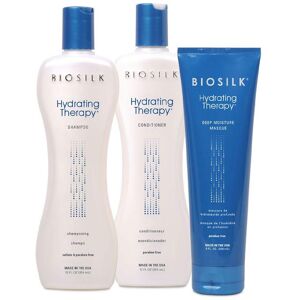 Biosilk Cure Shampooing + Conditionneur + Masque Hydrating Therapy Biosilk