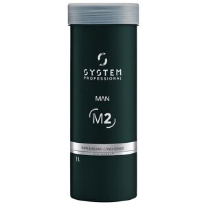 System Professional Conditionneur cheveux et barbe M2 System Professional MAN 1000ml