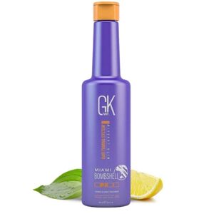 Global Keratin Traitement lissant cheveux blonds Miami Bombshell GK Hair 280ML