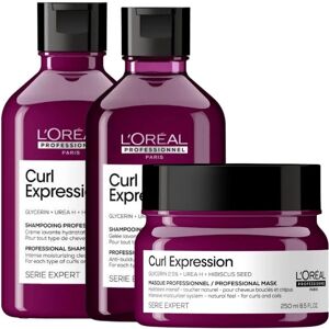 Trio shampooing, gelée et masque cheveux frisés Curl Expression L'Oréal Professionnel - Publicité