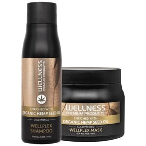 Wellness Premium Product Duo shampooing & masque Wellplex Wellness - Publicité