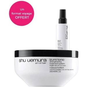 Masque Izumi tonic 200ML + sérum 30ML shu uemura - Publicité