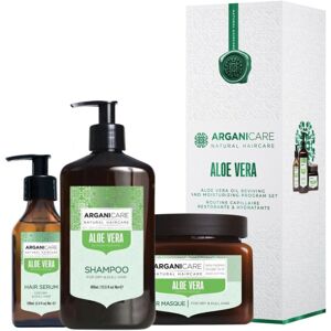 Coffret Aloe vera Shampooing + Masque + Sérum Arganicare - Publicité