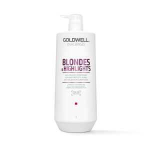 Après-shampoing anti-jaune Dual Senses Blonde&Highlights Goldwell 1000ml - Publicité