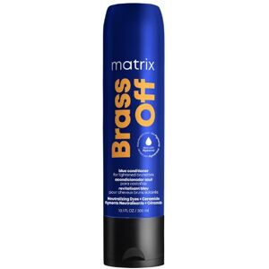 Après-Shampoing pigmenté bleu pour cheveux châtains éclaircis Brass Off Matrix 300ml - Publicité