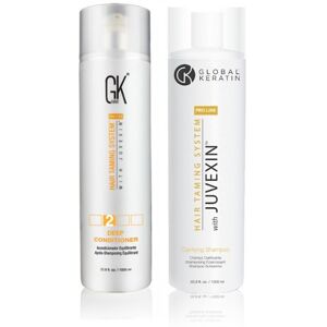 Global Keratin Pack shampooing & masque Hydratant Deep Conditionner GK Hair 945 ML - Publicité