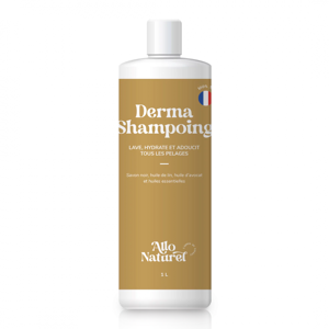 France Herboristerie Derma Shampooing - Shampooing naturel: lave, hydrate et adoucit les pelages - 1 litre