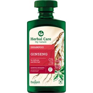 Herbal Care Shampooing pour cheveux fins au ginseng, 330 ml