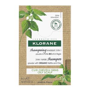 Klorane Shampoing masque lavant absorbant 2 en 1 Cheveux secs / abîmés / cassants