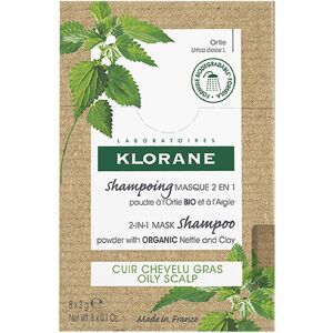 Klorane Shampoing masque lavant absorbant 2 en 1