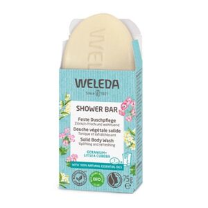 Weleda Douche végétale solide Géranium & Litsea Cubeba Savons naturels