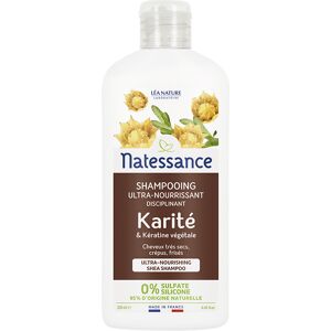 Natessance Shampooing creme ultra-nourrissant Karite & Keratine vegetale Shampooings