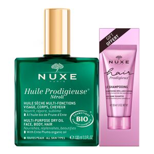 Nuxe - Coffret Huile Prodigieuse® Néroli Soins corps et shampoing 1 unité - Publicité