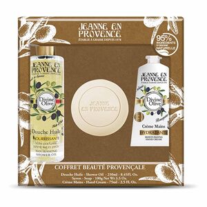 Coffret Beaute Provencale Divine Olive Jeanne en Provence