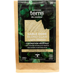 Coloration Vegetale Sable Dore Terre de Couleur