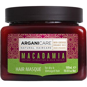 Masque Hydratant Réparateur Cheveux Secs & Abîmés Macadamia Arganicare - Publicité