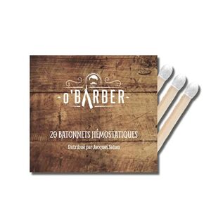 O&#039; Barber Pochette de 20 bâtonnets hémostatiques spécial rasage O BARBER - Publicité