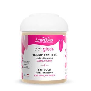 Pommade Capillaire Hair Food Actigloss Activilong - Publicité