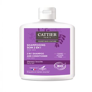 Shampooing Soin 2 en 1 Boucles Bio Cattier 250ml