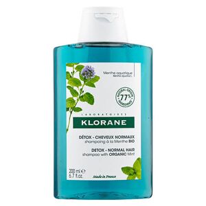Shampooing Detox Menthe Aquatique Bio Klorane 200ml