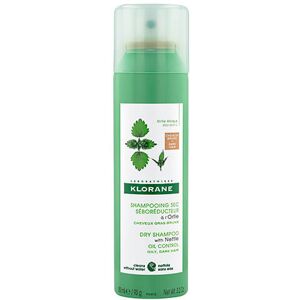 Shampooing Sec Séboréducteur Ortie Cheveux Châtains à bruns Klorane 150ml - Publicité