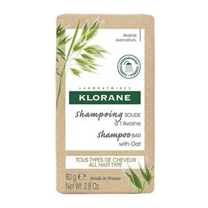 Shampooing Solide Extra-Doux Avoine Klorane 80g