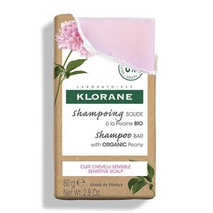 Shampooing Solide Apaisant Pivoine Bio Klorane 80g