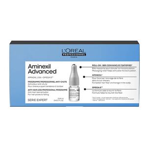 L&#039;Oréal Pro Traitement Anti-chute Aminexil Advanced L'Oréal Pro 10x6ml - Publicité