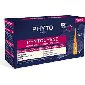 Traitement Anti-chute Femme Chute Réactionnelle PHYTOCYANE 12x5ml