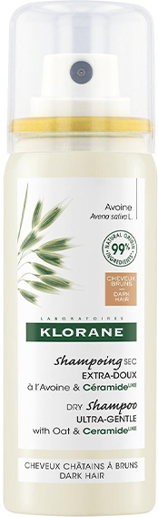 Klorane Avoine & Céramide Cheveux Bruns Shampoing Sec 50ml