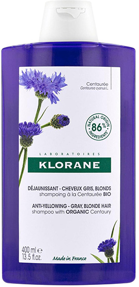 Klorane Centaurée Shampoing Déjaunissant 400ml