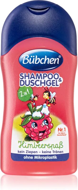 Bübchen Kids Shampoo & Shower II shampoing et gel de douche 2 en 1 format voyage Himbeere 50 ml