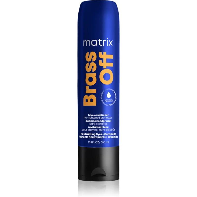 Matrix Brass Off après-shampoing nourrissant neutralisant les reflets cuivrés 300 ml