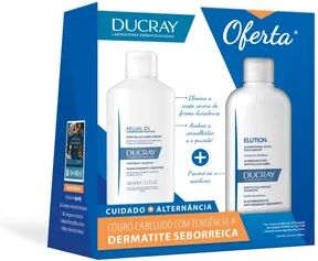 Ducray Pack Kelual DS Shampooing Traitant + Elution Shampooing Doux