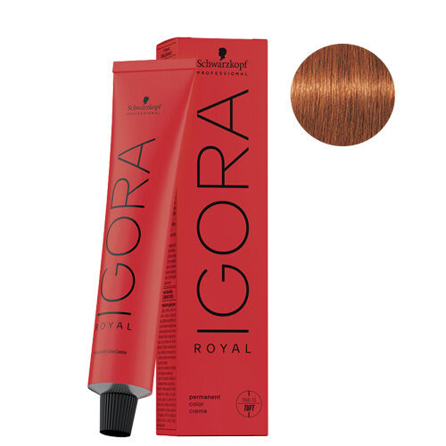 Coloration Permanente Igora Royal 7-77 Blond Moyen Cuivré Extra Schwarzkopf