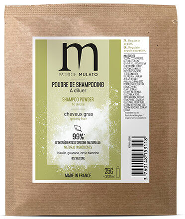 Poudre de Shampooing Cheveux Gras Mulato