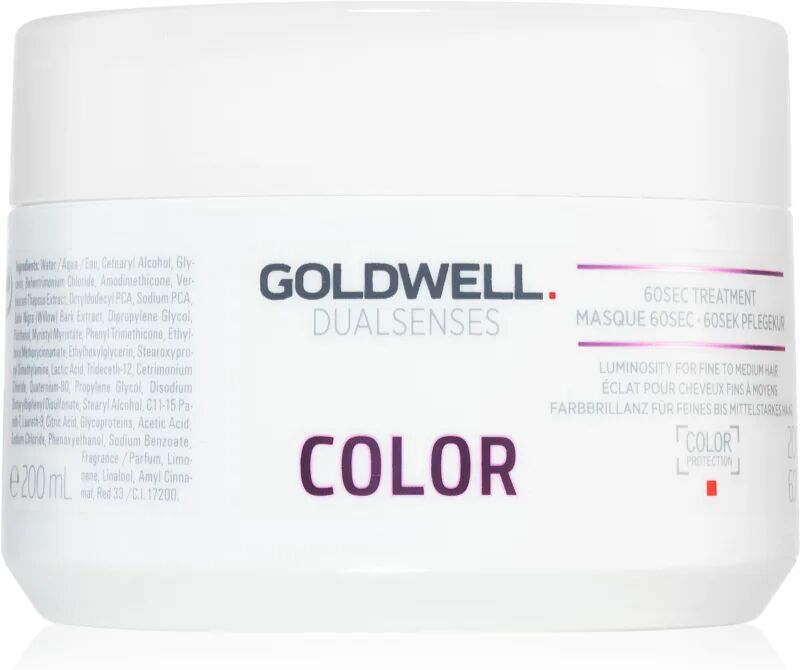 Goldwell Dualsenses Color Regenerating Hair Mask for Normal to Slightly Dyed Hair 200 ml