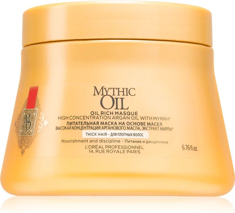 L’Oréal Professionnel Mythic Oil Nourishing Mask for Thick and Unruly Hair paraben-free 200 ml