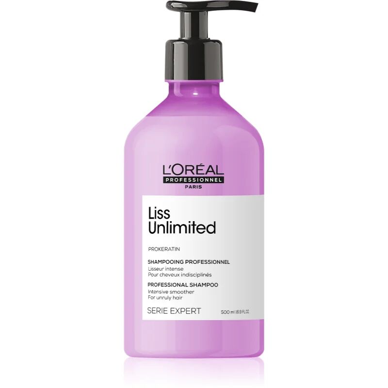 L’Oréal Professionnel Serie Expert Liss Unlimited Smoothing Shampoo For Unruly Hair 500 ml