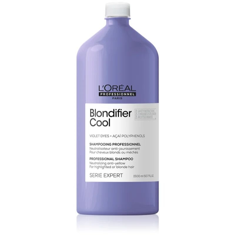 L’Oréal Professionnel Serie Expert Blondifier Violet Shampoo for Yellow Tones Neutralization 1500 ml