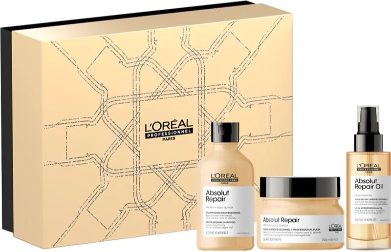 L’Oréal Professionnel Serie Expert Absolut Repair Gold Quinoa + Protein Gift Set (for Dry and Damaged Hair)