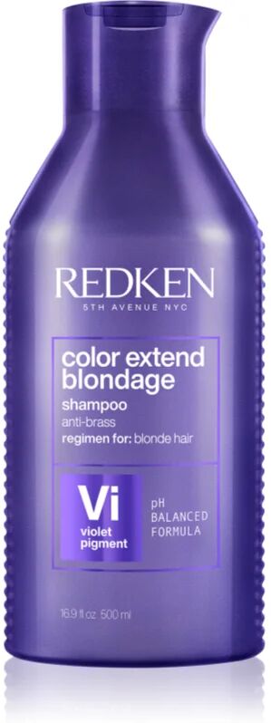 Redken Color Extend Blondage Violet Shampoo for Yellow Tones Neutralization 500 ml