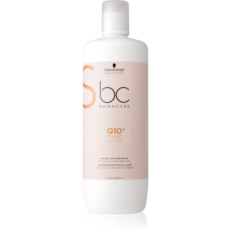 Schwarzkopf Professional BC Bonacure Time Restore Q10 Micellar Shampoo For Mature And Fragile Hair 1000 ml