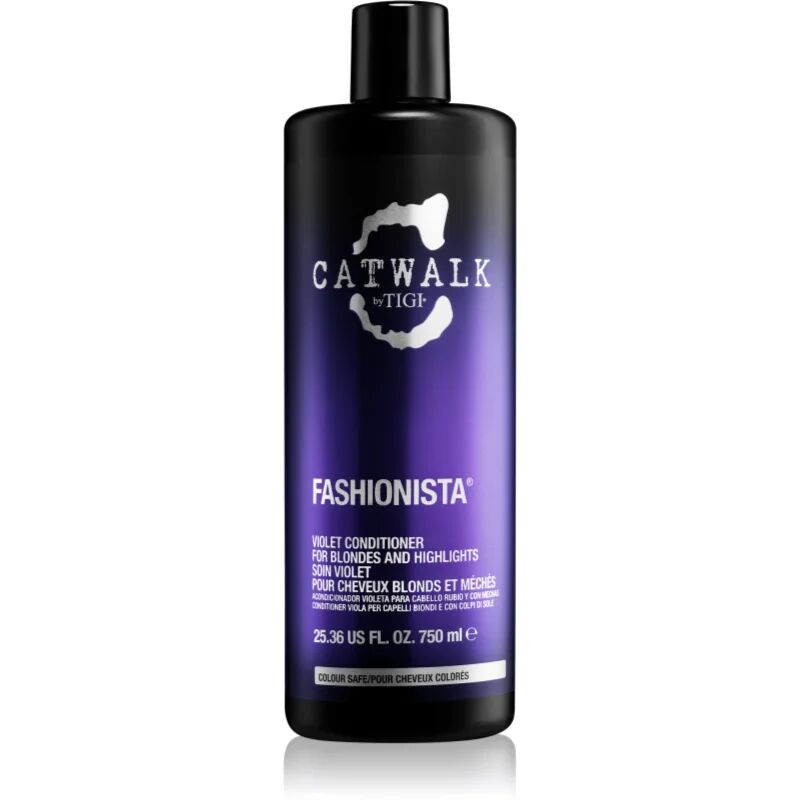 Tigi Catwalk Fashionista Violet Conditioner For Blondes And Highlighted Hair 750 ml