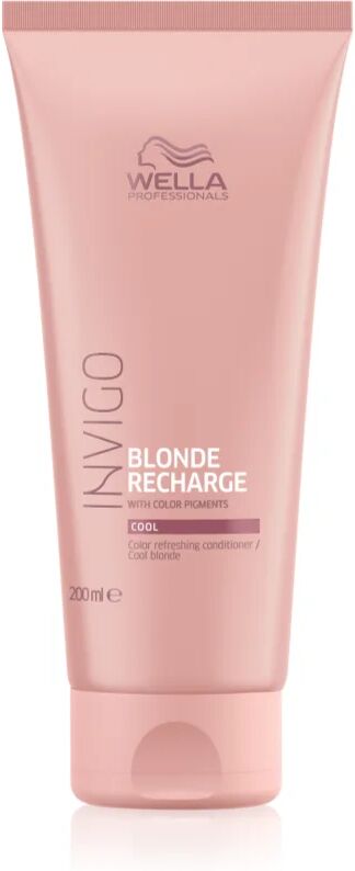 Wella Professionals Invigo Blonde Recharge Conditioner for Blonde Hair Recovery Shade Cool 200 ml