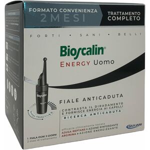 Bioscalin Energy - Fiale Anticaduta Capelli Uomo, 20 Fiale x 3,5 ml